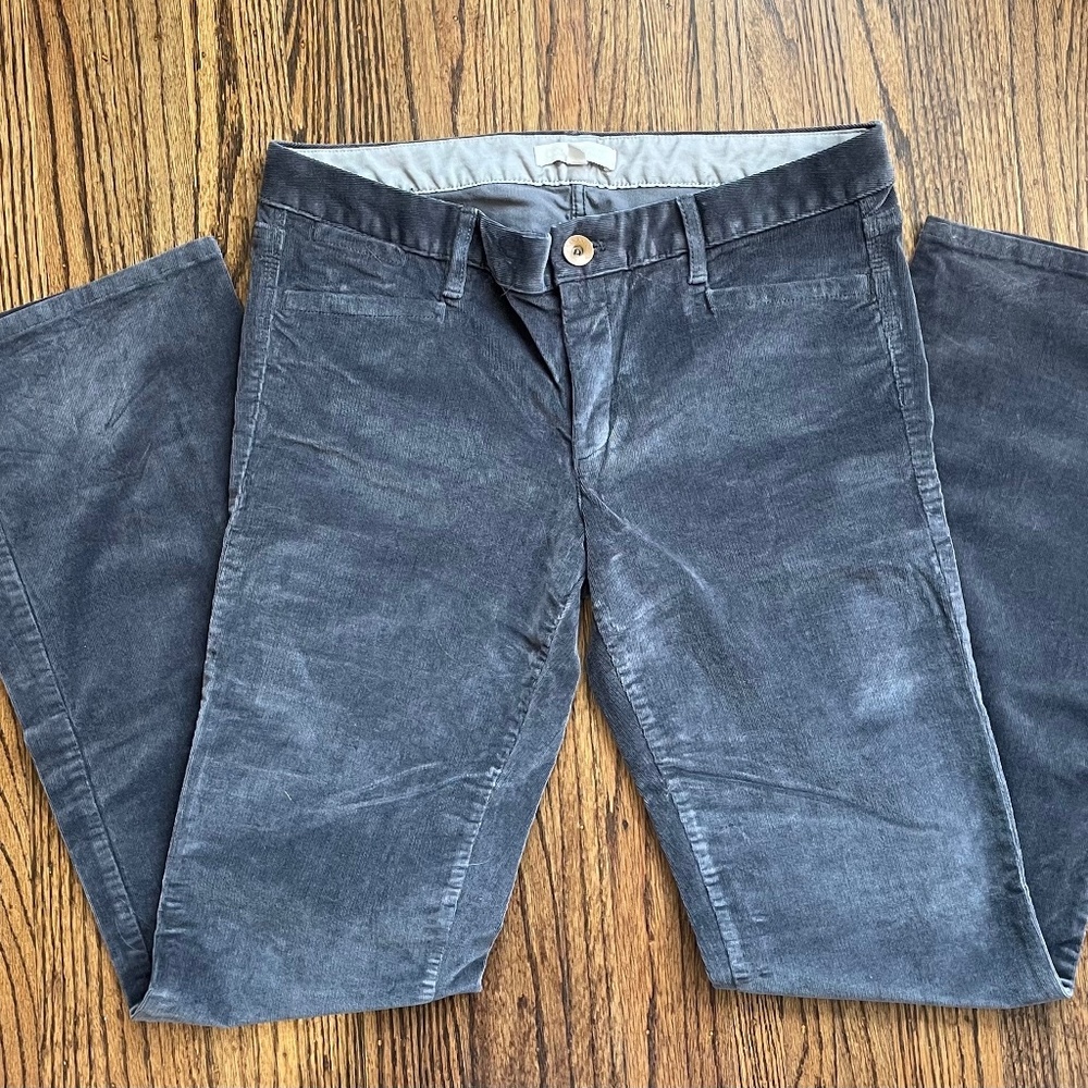 Banana Republic dark gray bootcut corduroy pants, size 29/8, NEW W/O TAGS